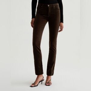 AG ‘The Stilt’ Cigarette Leg Pant - Dark Brown